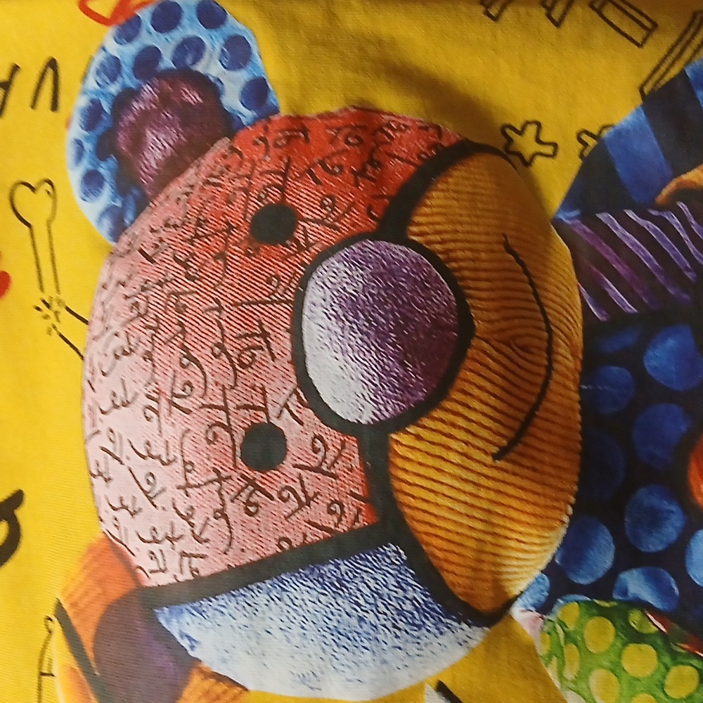 Colorful Graphic T-Shirt with Bear Design 3xL- See Measurements In Description. - Picture 10 of 17